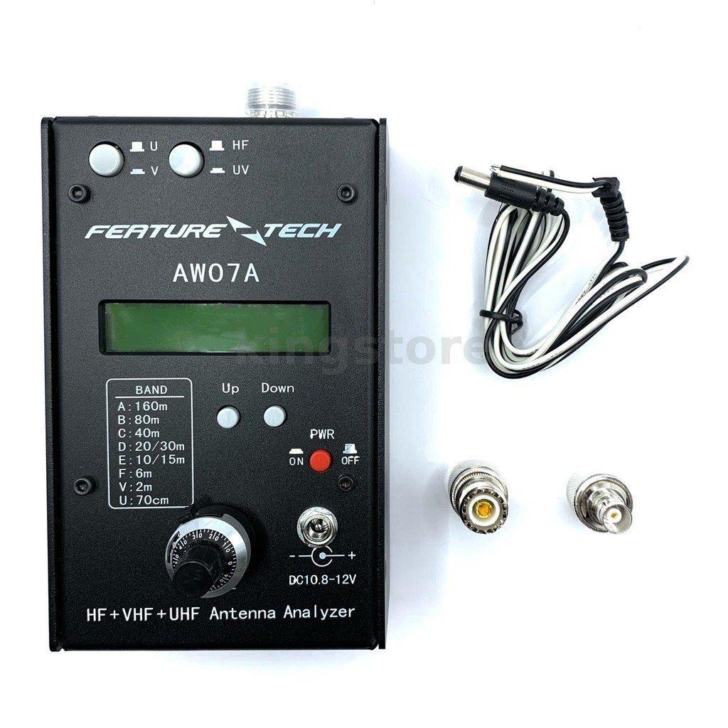 Analyseur D'antenne AW07A HF/UHF/VHF 160M-490Mhz - Pour Radio Amateur SWR/Impédance