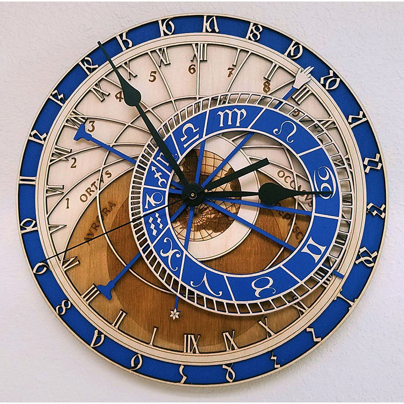 Prague Astronomical Clock Creative Living Room Wall Wall Clock Quartz ...