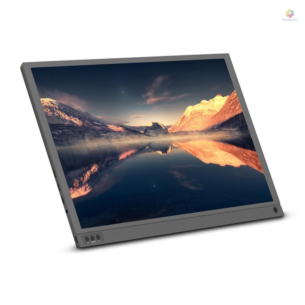15.6 Inch Portable Monitor 1920x1080 Full HD IPS Screen with Type-C ...