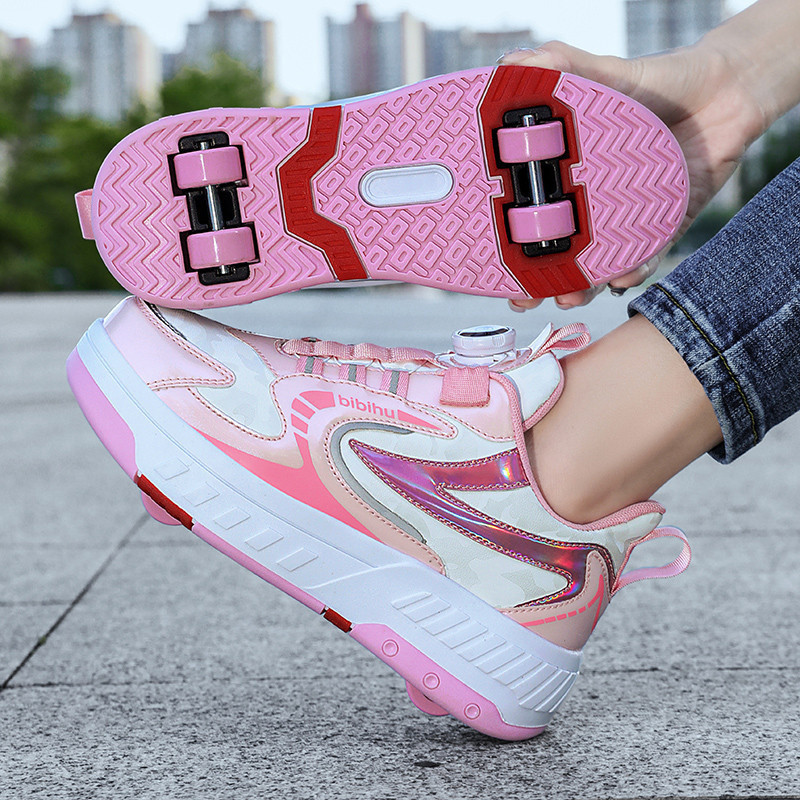 Quality Assurance Small FourWheeled Runaway Shoes Youth Roller Skates