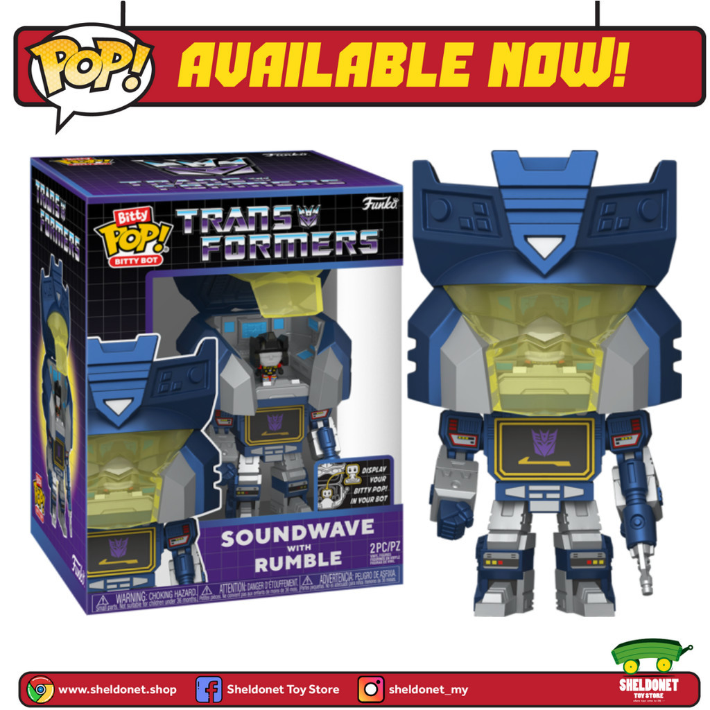 Funko Bitty Bots: Transformers - Soundwave | Shopee Malaysia