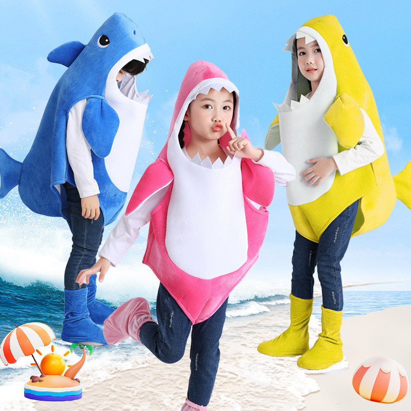 Children's Shark Costume Shark Baby Ocean Animal Shark Family — free download
