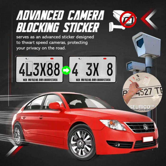 Garage Reflective Stickers Letterbox Plate A Colourful Digital ...
