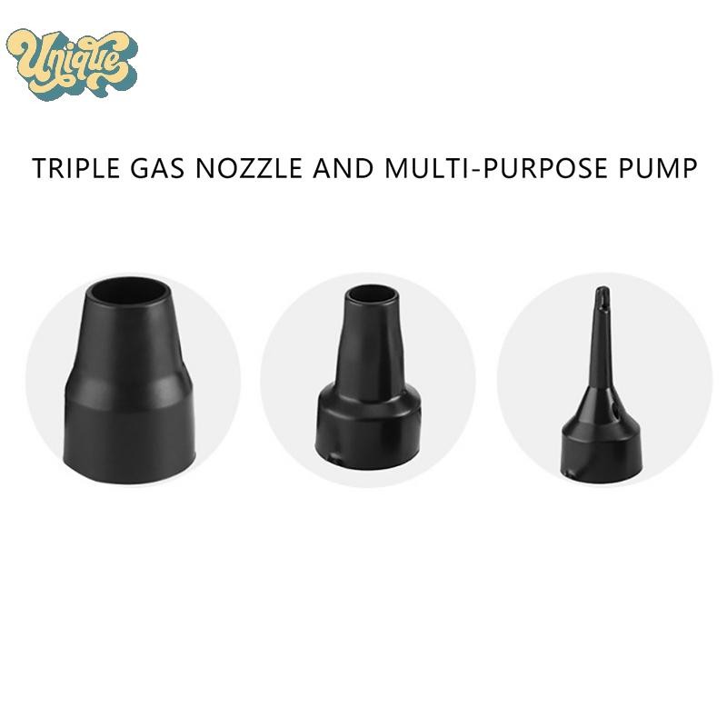 (Unique) 3 Sizes Nozzle Pump Nozzle Head Air Inflator Adaptor ...