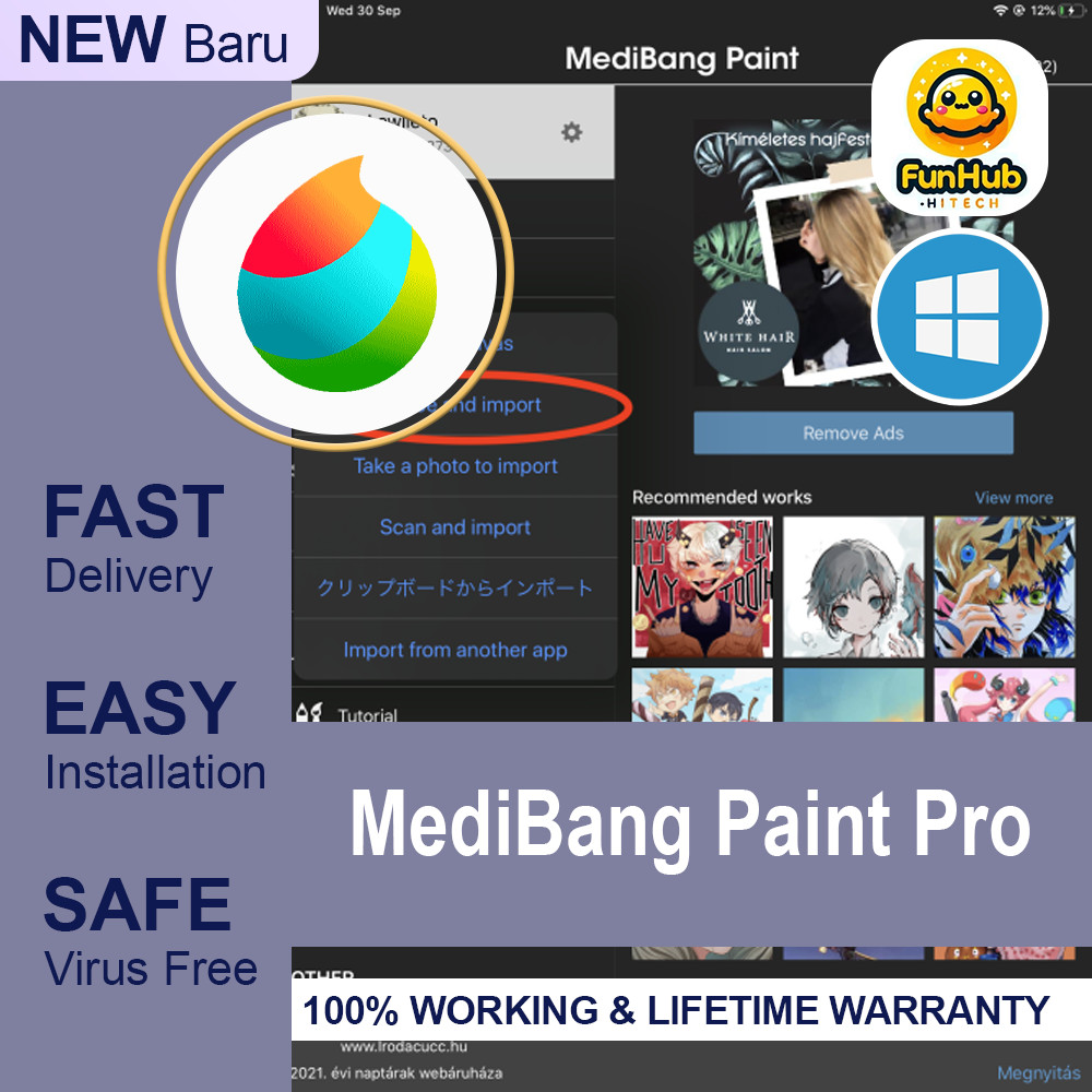 MediBang Paint Pro ⭐ Full Version ⭐ Windows PC Software | Lifetime ...
