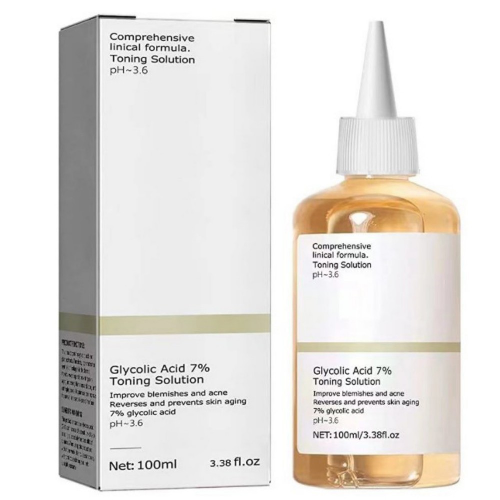 Glycolic Acid 7% Toner Exfoliate and Rejuvenate Glycolic Serum ...