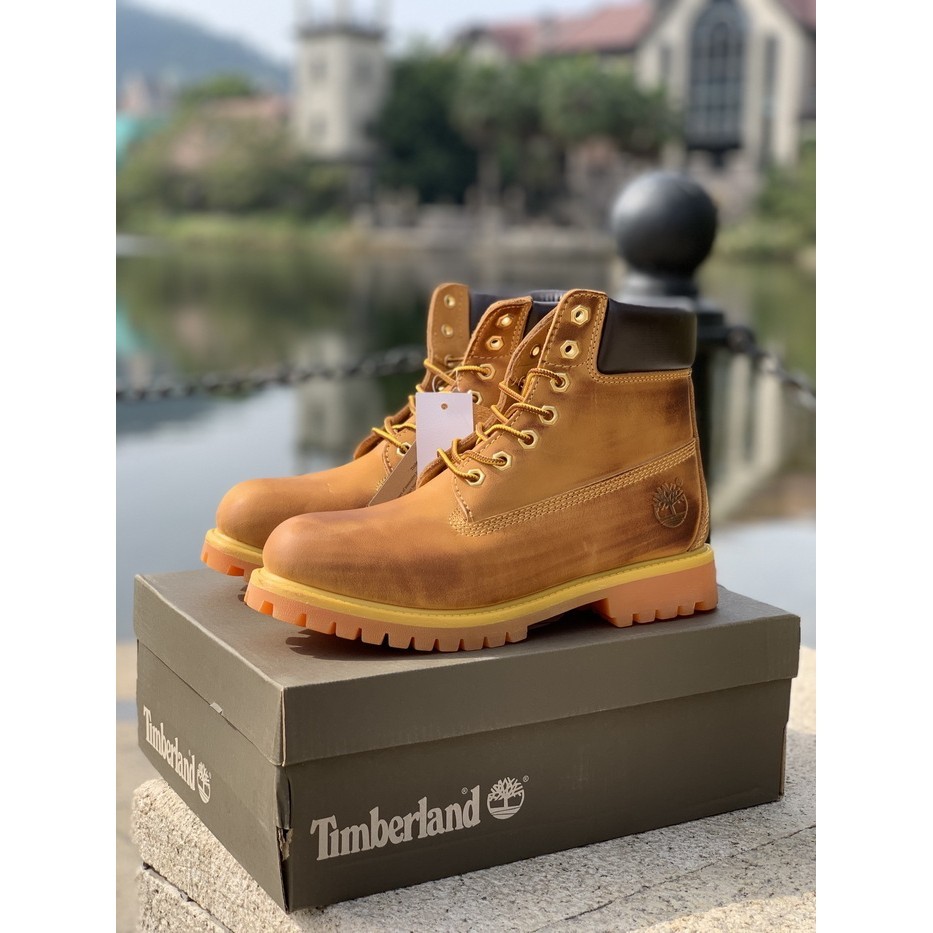 Original Timberland Men FOOTWEAR Work Genuine Leather Boot Shoes WB1231 24110 185 7 Shopee Malaysia