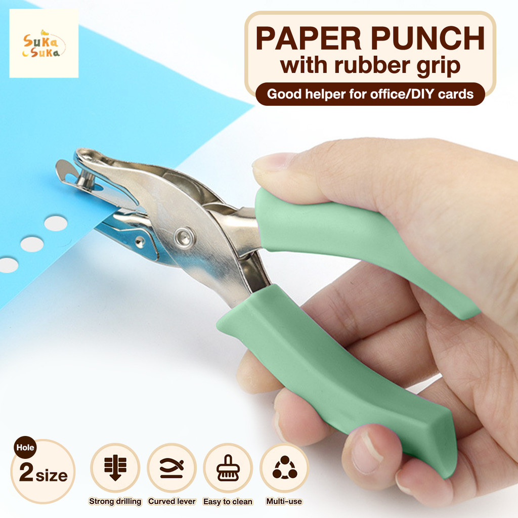 Paper Circle Puncher 3mm/6mm Small Hole Punching Metal Single HandHeld ...