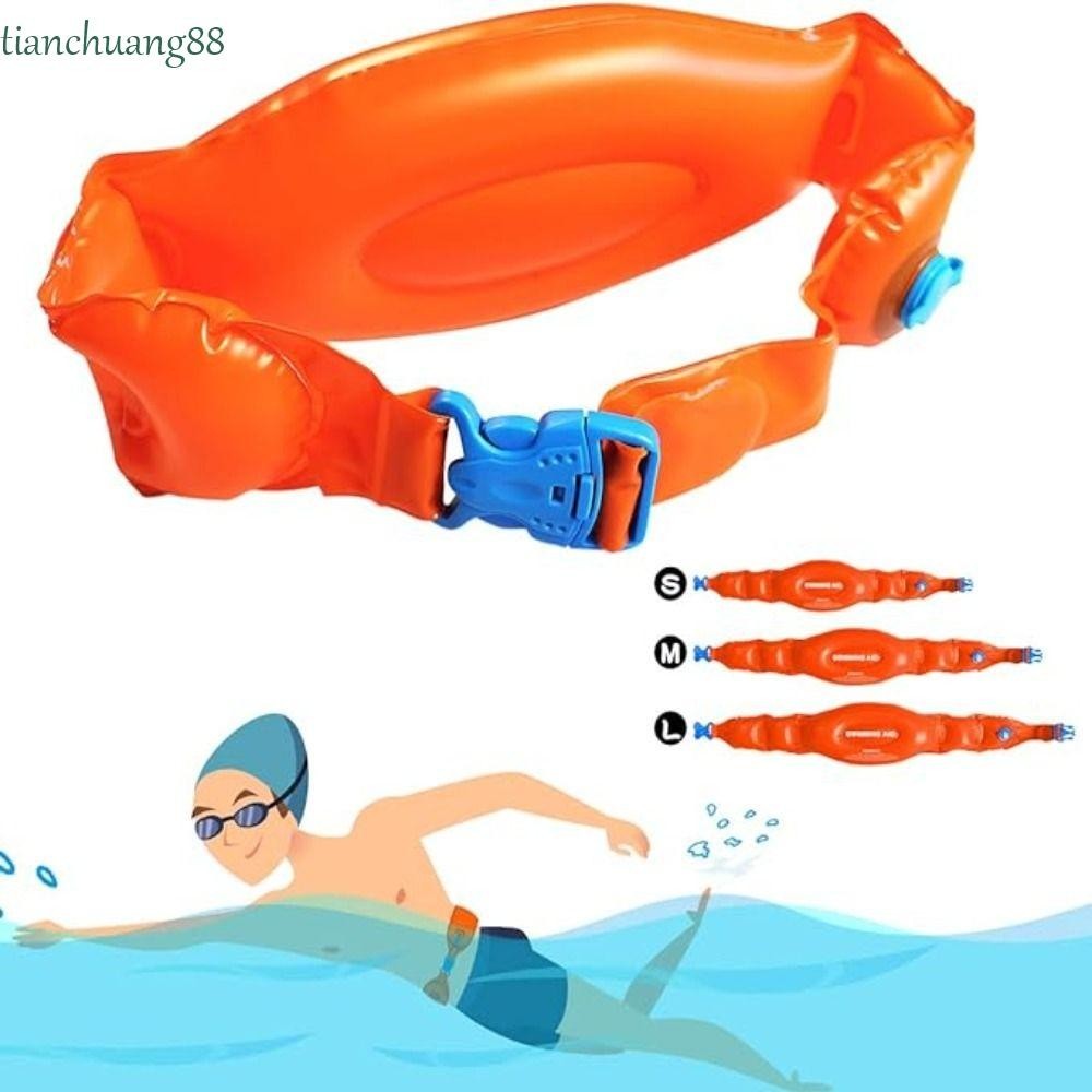 TIANCHUANG Inflatable Swim Belts, Pool Float Floatation Belt Swimming ...