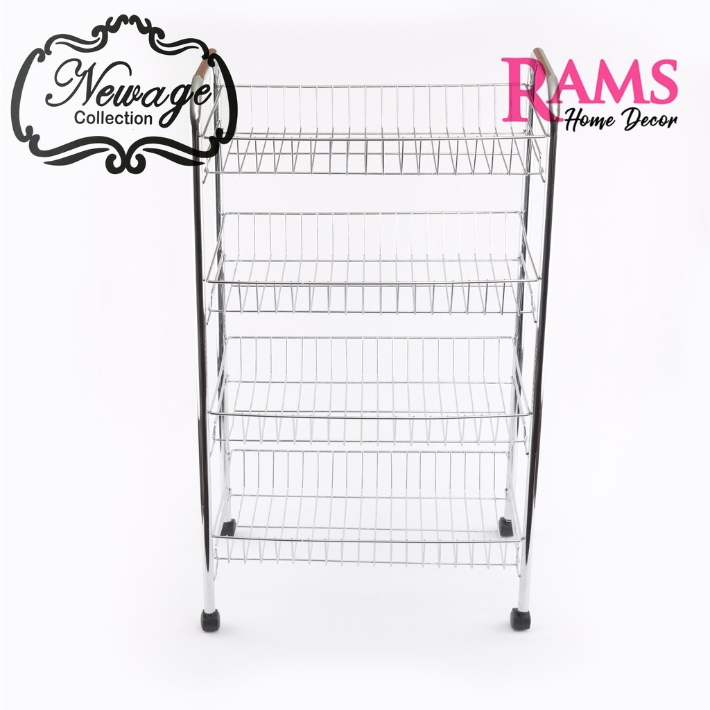 Newage Stainless Steel 4 Tier Kitchen Rack / Dishracks and Sink ...
