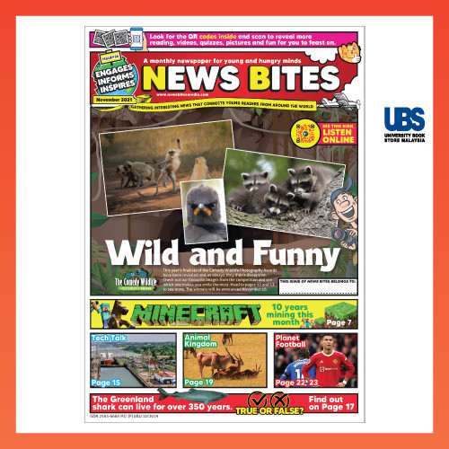 News Bites 26: Wild and Funny (Newspaper for Kids & Teens) | Shopee ...