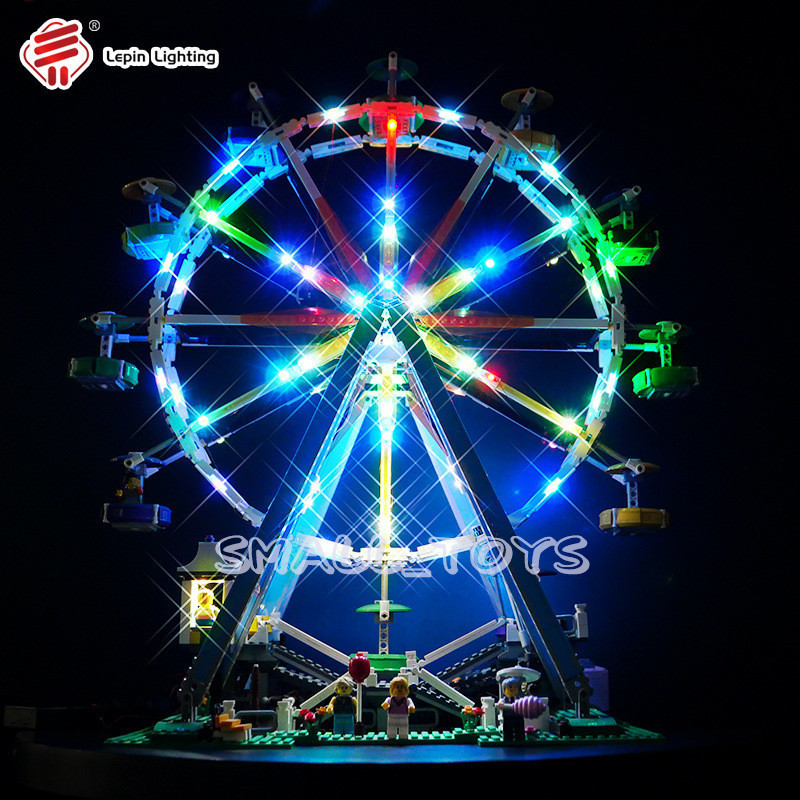 Building blocks Lighting Compatible Lego 10247 Ferris Wheel Playground ...