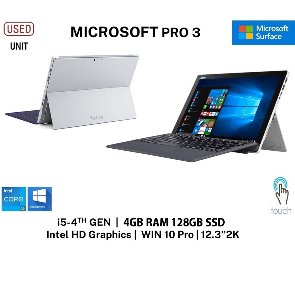 4th Generation Microsoft Surface Pro I5 4gb 128gb Microsoft