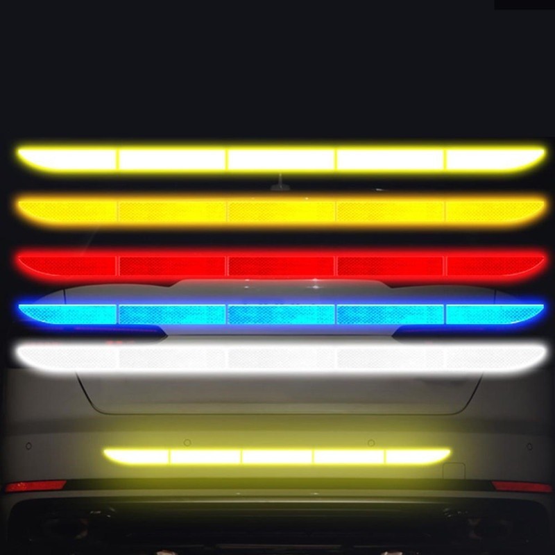 90cm Reflective Car trunk Warning Sticker Auto Trunk Decorative Warning ...
