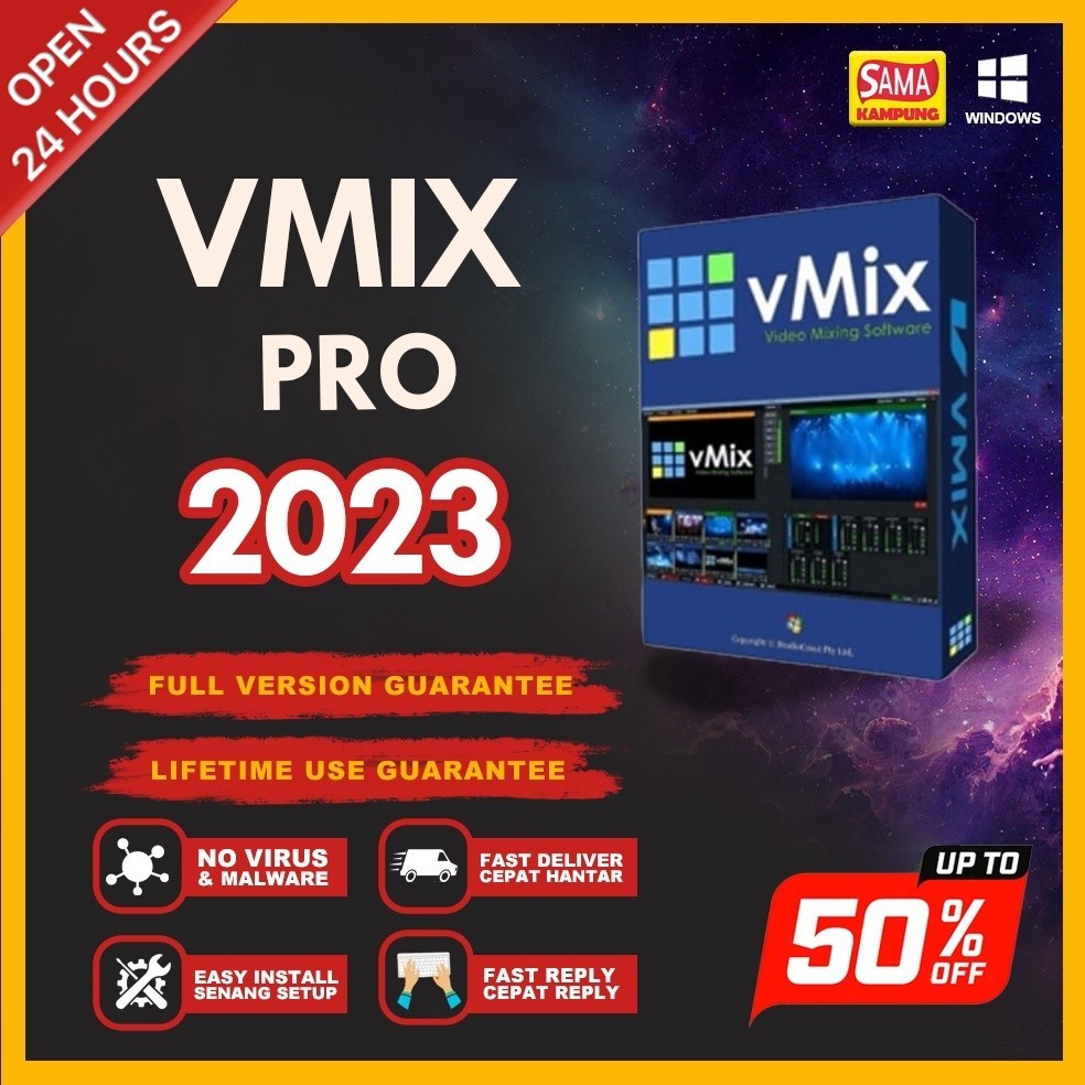 [ WINDOWS] 🌟 vMix 🌟 LIFETIME PREMIUM 🌟 EASY INSTALL 🌟 FAST DELIVERY 🌟 ...