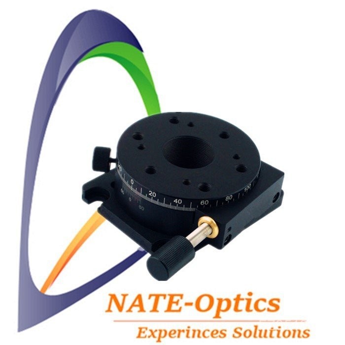 Rotary Table Experimental Displacement Table Manual Rod Holder Optical ...