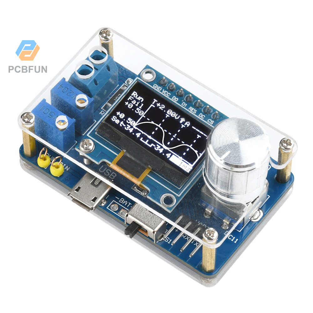 Pcbfun Digital Oscilloscope Kit 0.96 inch DOS LCD STC Microcontroller ...