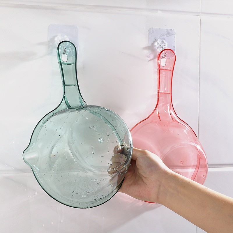 HOME HAVEN Transparent Water Dipper Water Ladle Thickened Plastic Water ...