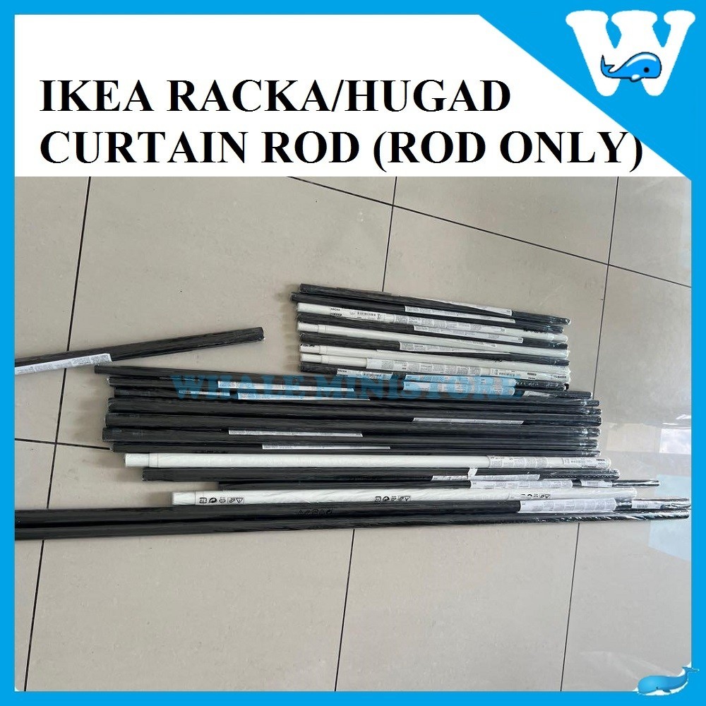 IKEA RACKA/HUGAD ADJUSTABLE CURTAIN ROD (ROD ONLY) / ROD LANGSIR (ROD ...