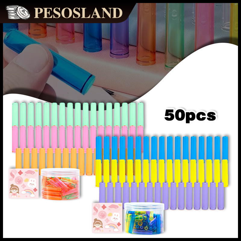 50Pcs Plastic Pencil Protector Cap Transparent Universal Protective Pen ...