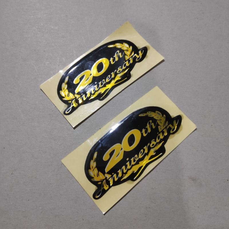Rxking RX KING 2003 SE gold 20th anniversary sticker Emblem | Shopee ...
