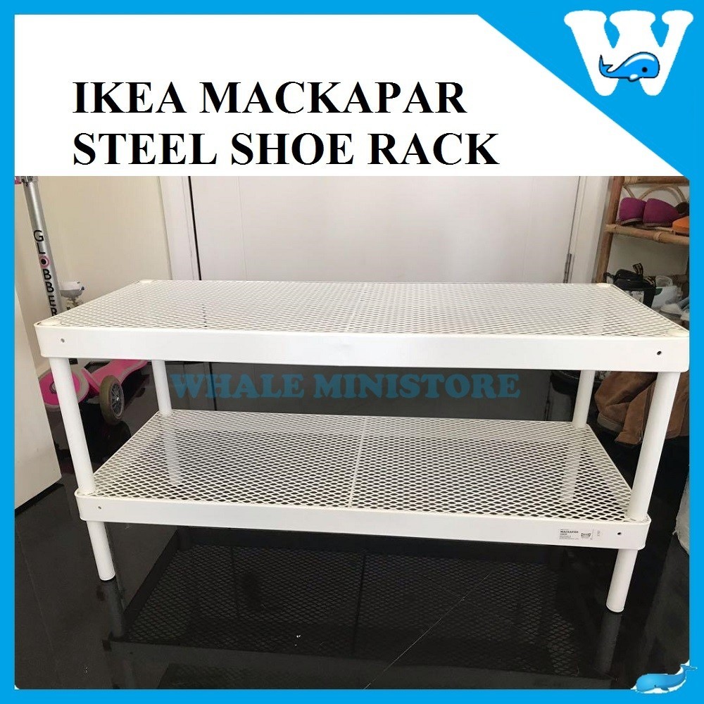 IKEA STURDY AND STACKABLE STEEL SHOE RACK 78X32X40CM / RAK KASUT BESI ...