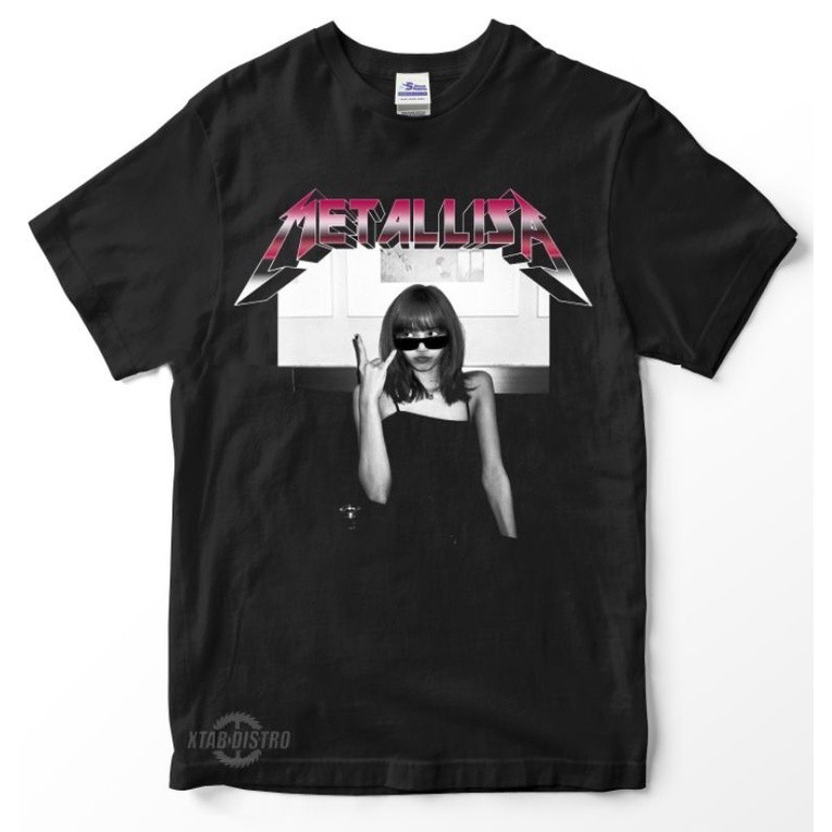Metallisa Premium tshirt metallisa blackpunk lisa black p*nk korean ...
