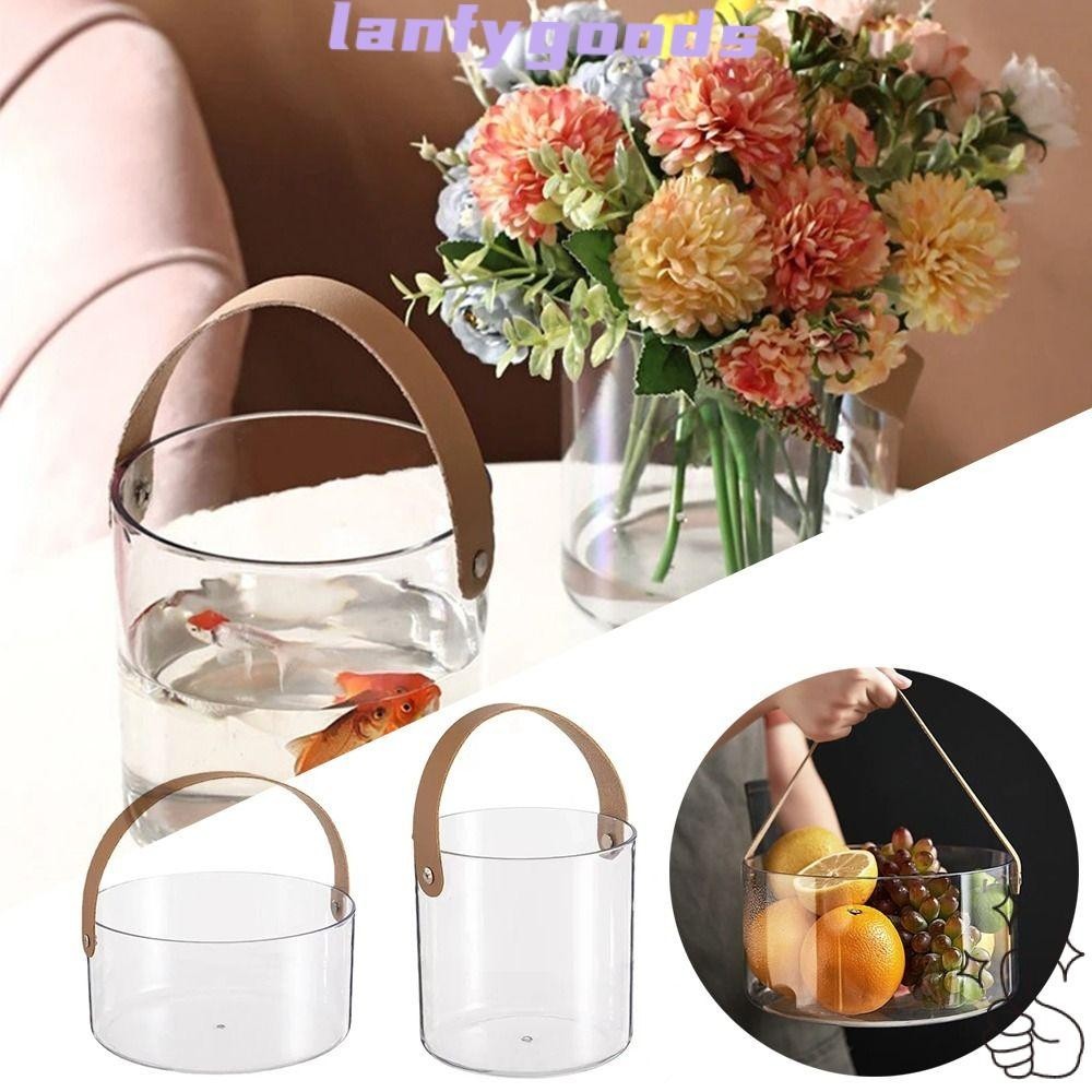 LAN Storage Bucket, with Handle Multifunctional Lazy Flower Pots ...