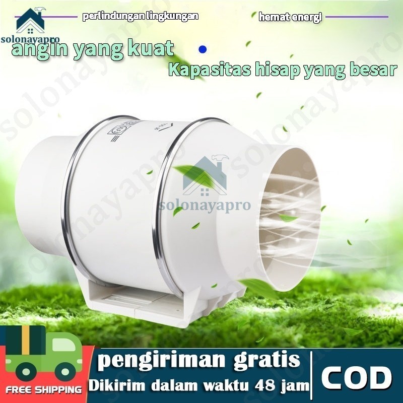 4" 6" 8" Silent Exhaust Fan Extractor Wall toilet Window mountable