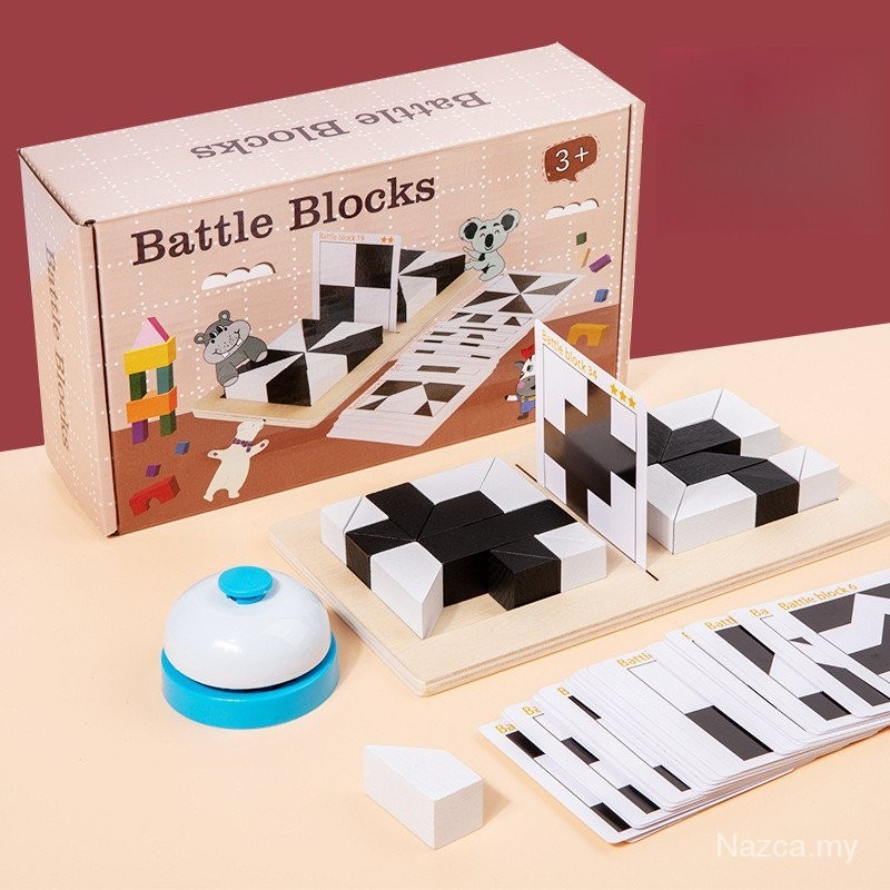 Battle Style Hidden Building Blocks, Two-Player Educational Games ...