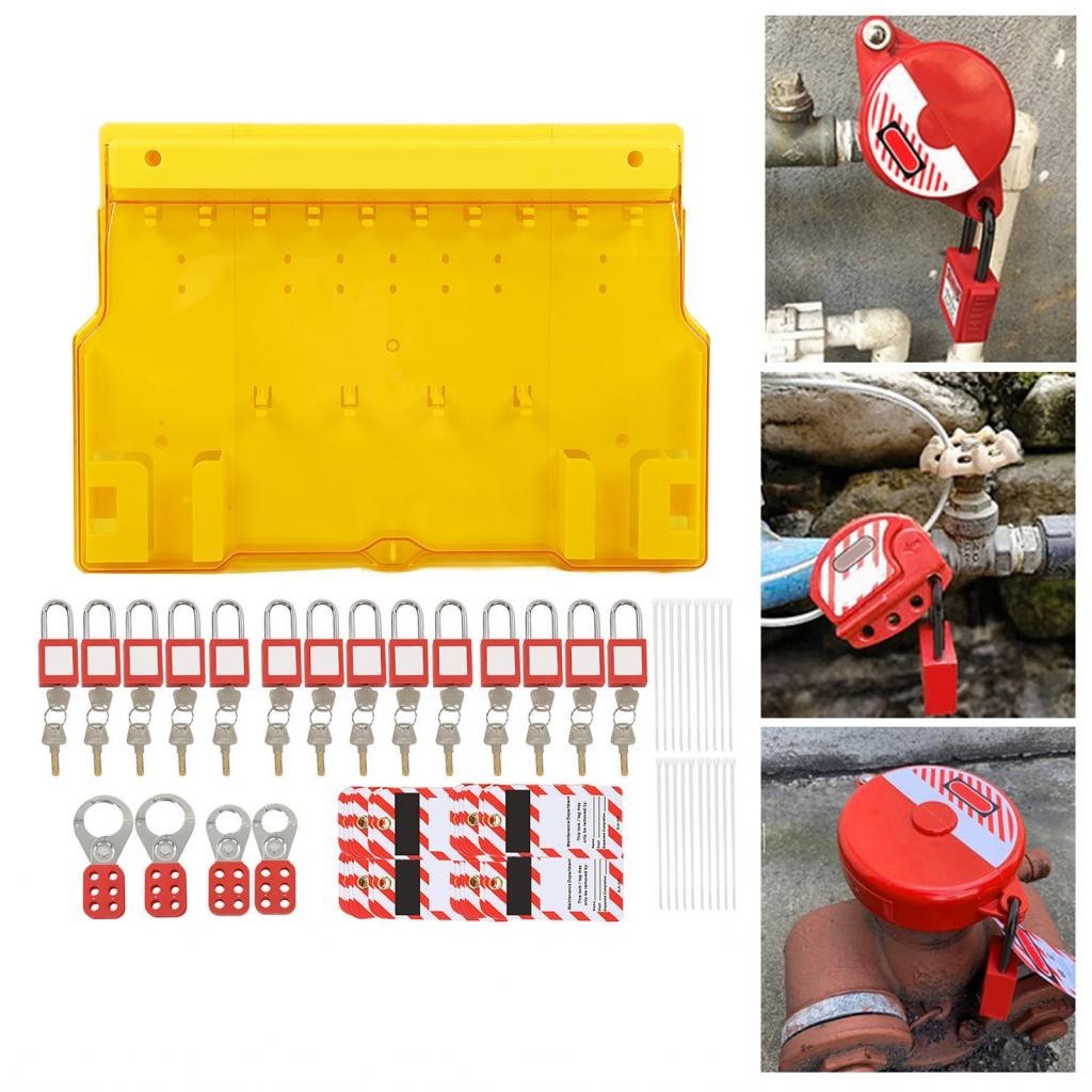 Alwaysonline Lockout Tagout Station Include Padlocks Keys Kit Board ...