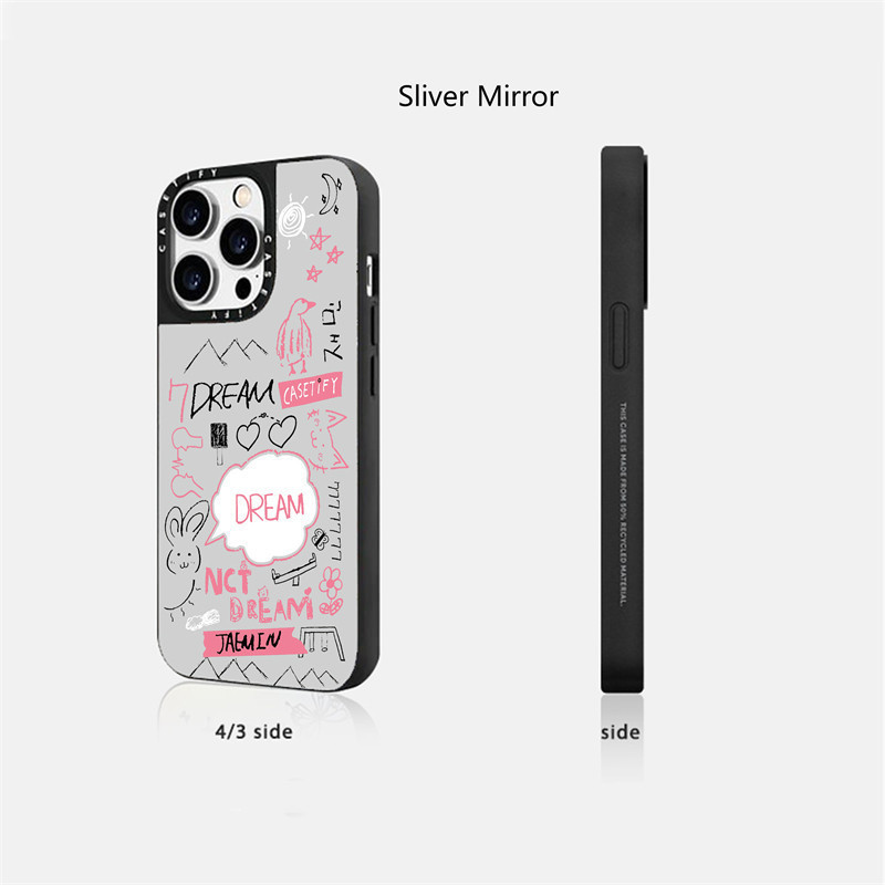 nct dream casetify スマホケース iPhone15ProMax Jual CASETIFY NCT DREAM Kasus telepon cermin untuk iPhone 16 15Pro