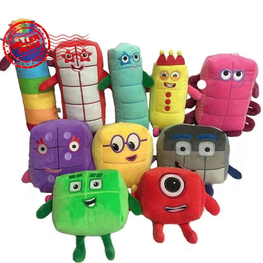 Numberblocks Plush Doll Educational Stuffed Toy For Kids Babies Perfect ...