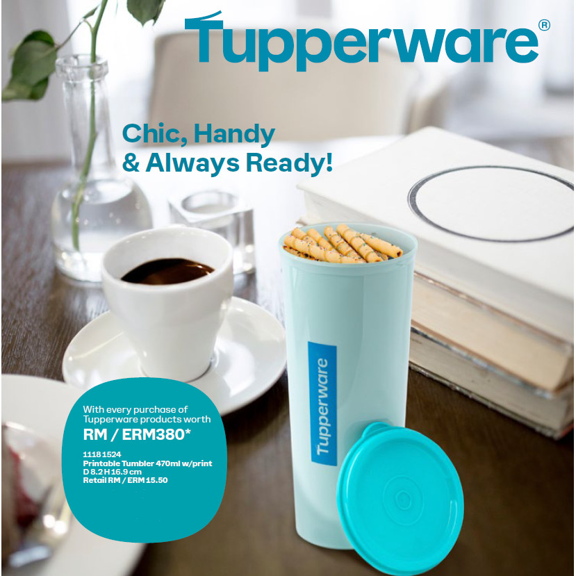 Tupperware Printable Tumbler (1) 470ml | Shopee Malaysia