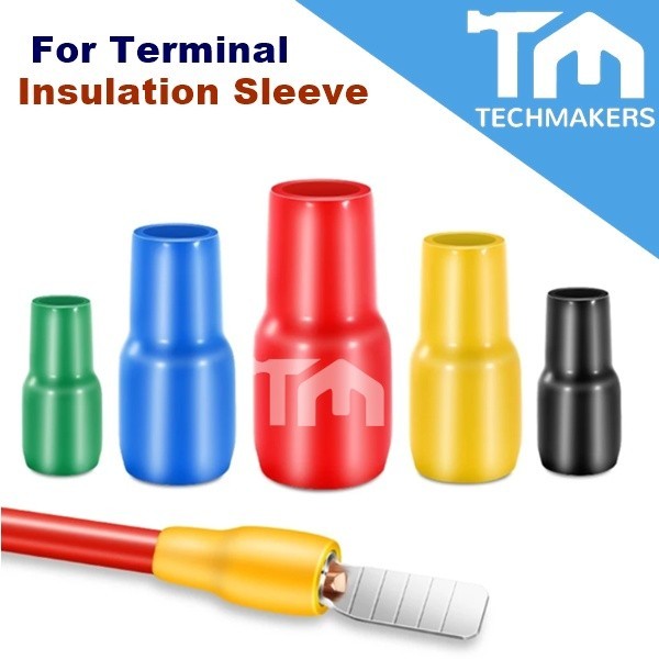 Terminal Insulation Sleeve Vinyl Wire Cable PVC End Cap 1.5 2.5 4.0 6.0 10 16 25mm² V1.25 V2.25 V3.5 V5.5 V8 V14 V22