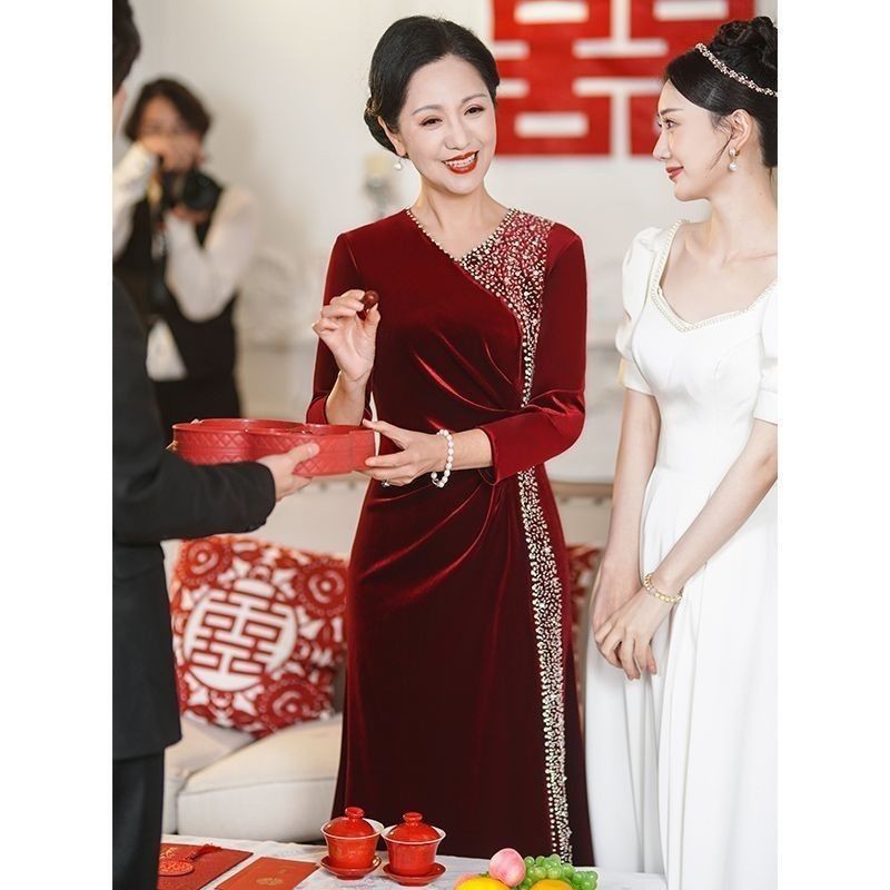 ASAYA2623 Grandma Xi’s wedding banquet dress main image 0