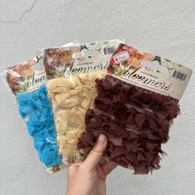 Webster's Pages Bloomers Ribbon Trim (Rose Ribbon - 1 Yard) | Shopee ...