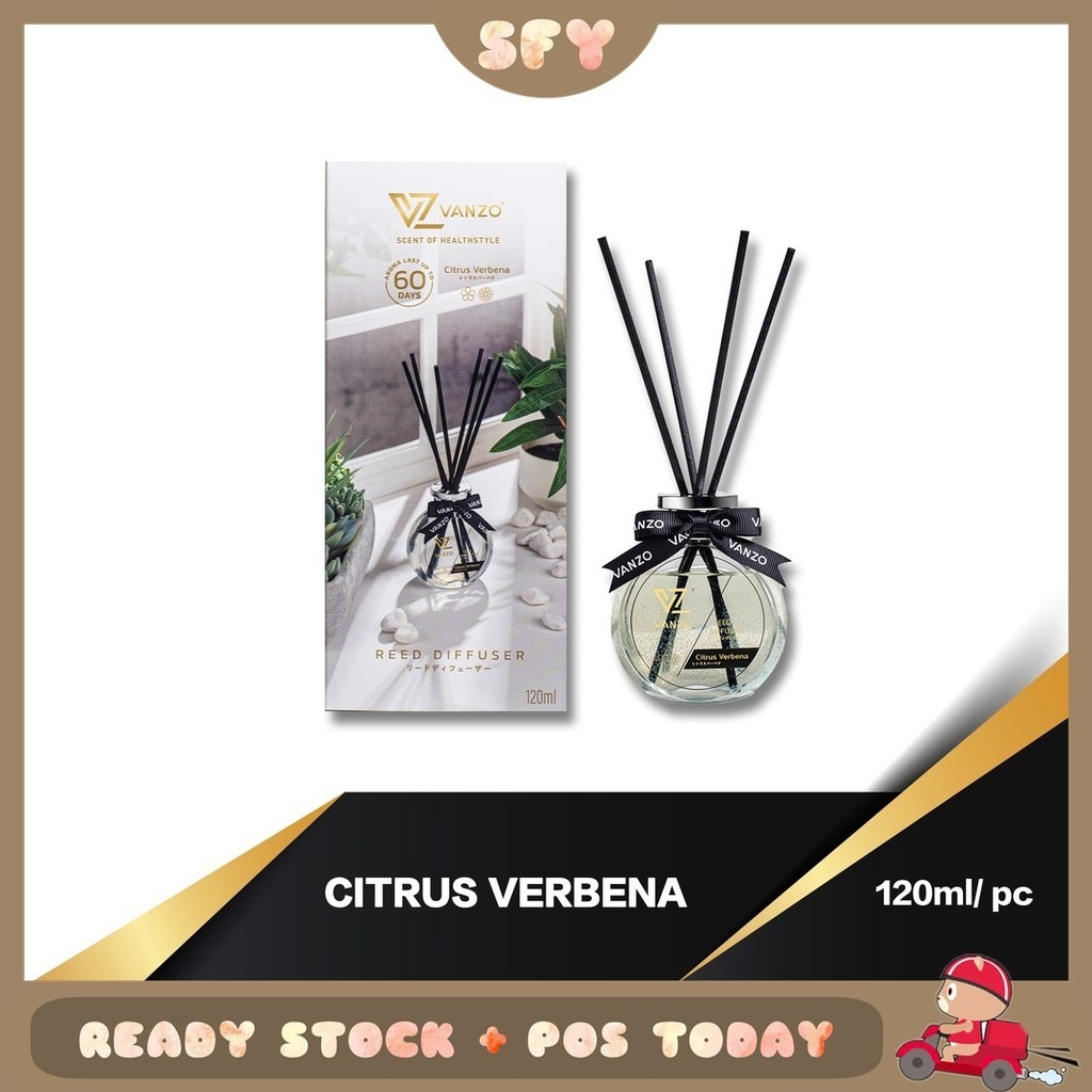 VANZO Reed Diffuser Citrus Verbena 120ml | Shopee Malaysia