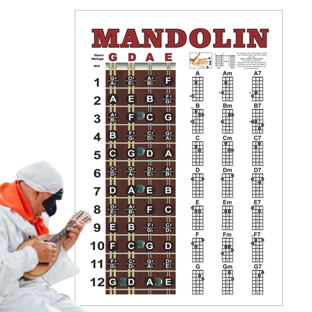 Mandolin Chord Scales Chart Mandolin Learning Tools Fret Board Notes ...