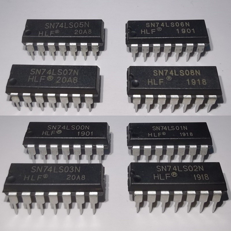 ic 74ls 74LS00 74LS02 74LS04 74LS08 74LS11 74LS14 dip smd | Shopee Malaysia