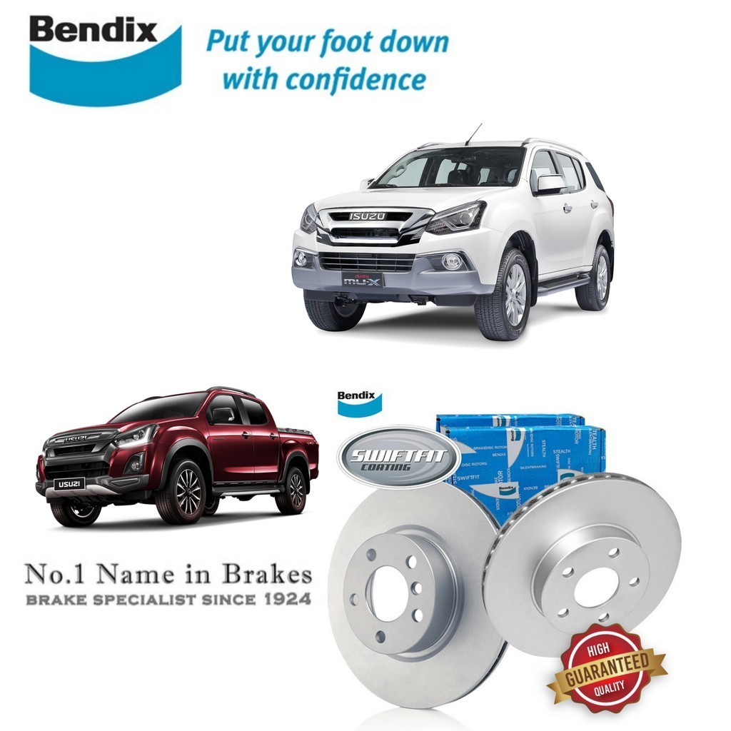 Original Bendix Swiftfit BR9508 Front Disc Rotor - Isuzu D-MAX V Cross ...