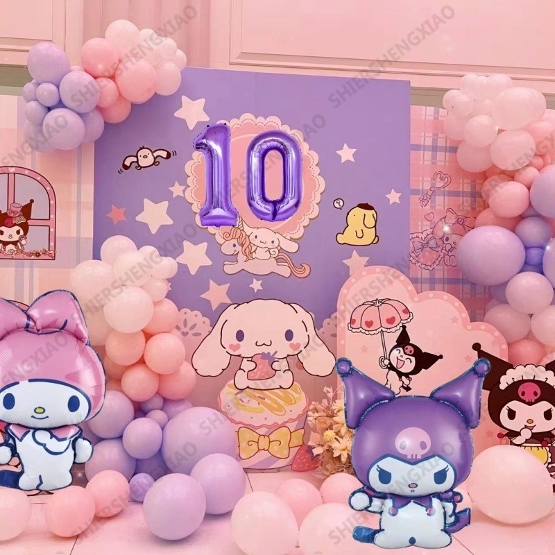 Five Nights at Fre-ddy's Party Accessoires Set, FNAF thema's verjaardagsfeest decoraties FNAF ballonnen figuren FNAF banner decoratiekit Happy Birthday (feestbenodigdheden
