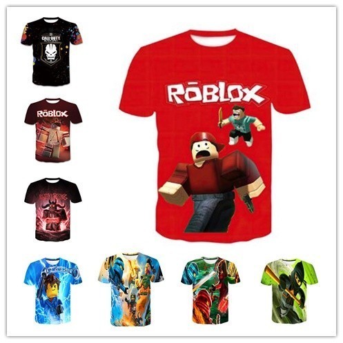 Super sized Robloxing 3D printed T-shirt anime suit for boys and girls ...