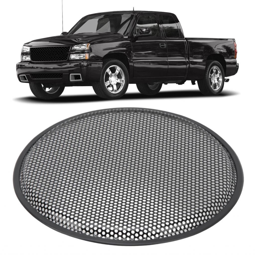 12 Inch Speaker Grille - Iron Subwoofer Grill Cover For Car & RV Audio, Black Mesh Protector Guard - View #12