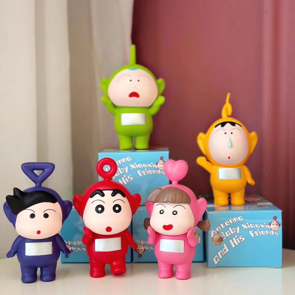 Crayon Shin-Chan Mystery Box cos Teletubbies Merchandise Dolls Trendy ...