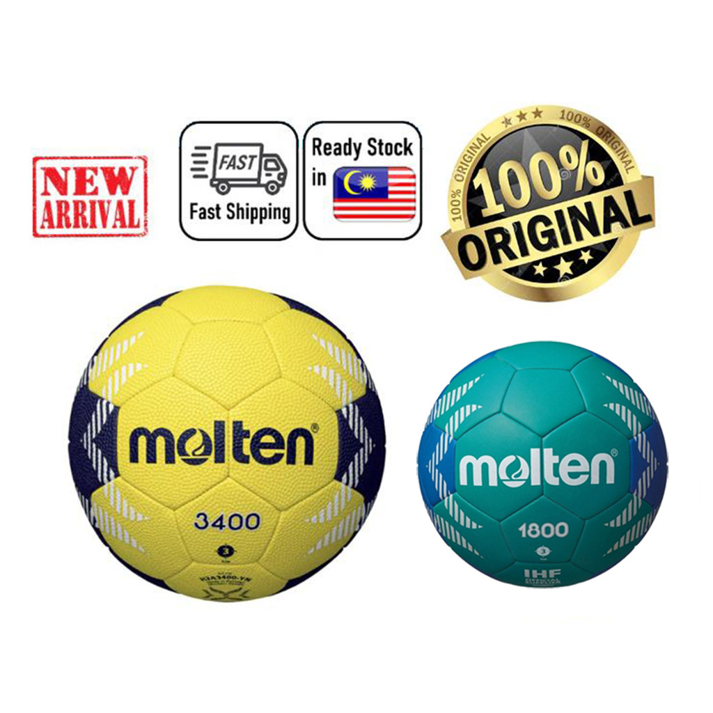 【100% Original】Molten Handball/Bola Baling (Size 1~3) | Shopee Malaysia