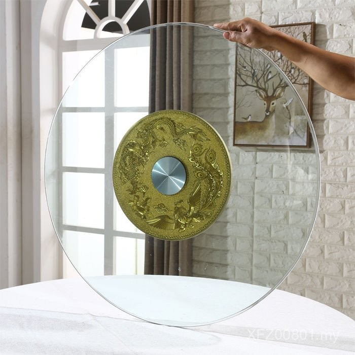 Tempered Glass Tempered Glass Large Round Table Turntable Hotel Glass ...