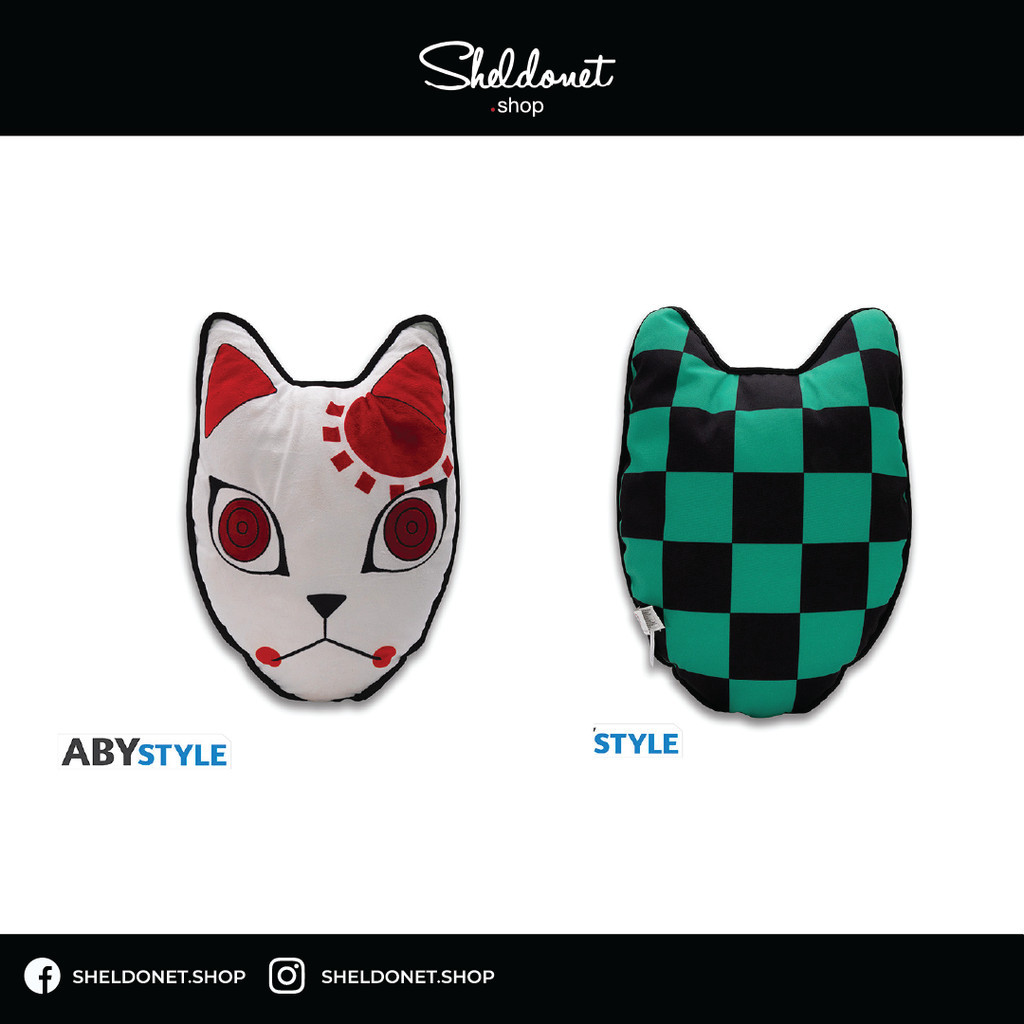 ABYStyle: Demon Slayer - Cushion - Warding Mask | Shopee Malaysia