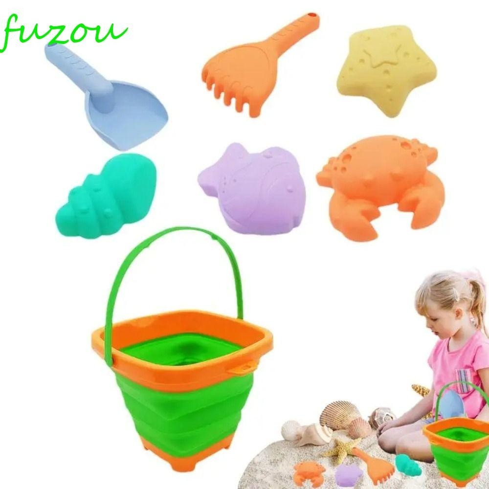 FUZOU Beach Sand Play Toys, Interactive Parent-Child Beach Shovel ...