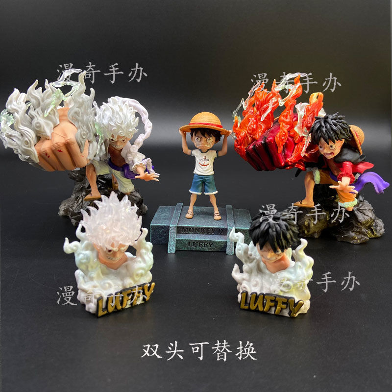 [New Style Ready Stock] One Piece Nika Luffy Industry Fire Luffy Crying ...